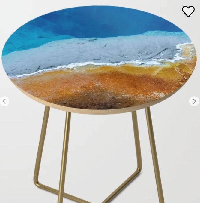 Yellowstone Colors Side Table