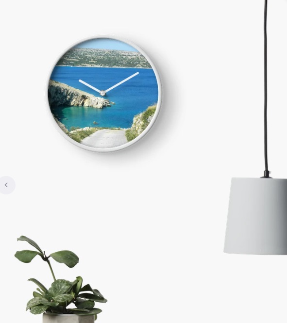 Koromacna Beach Croatia Clock