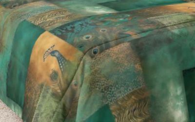 The Symbolism of a Peacock – Peacock Texture Comforter